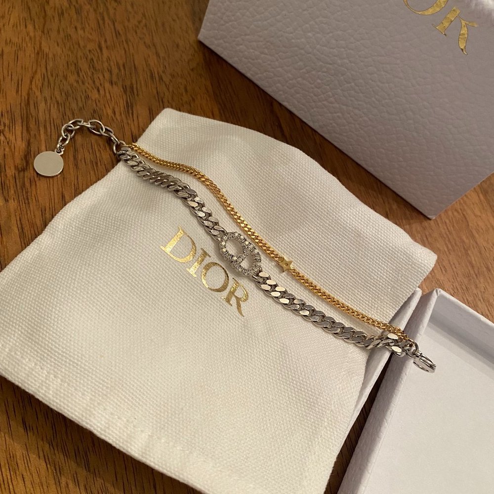 BRAND NEW Dior Clair de Lune bracelet, gold and silver